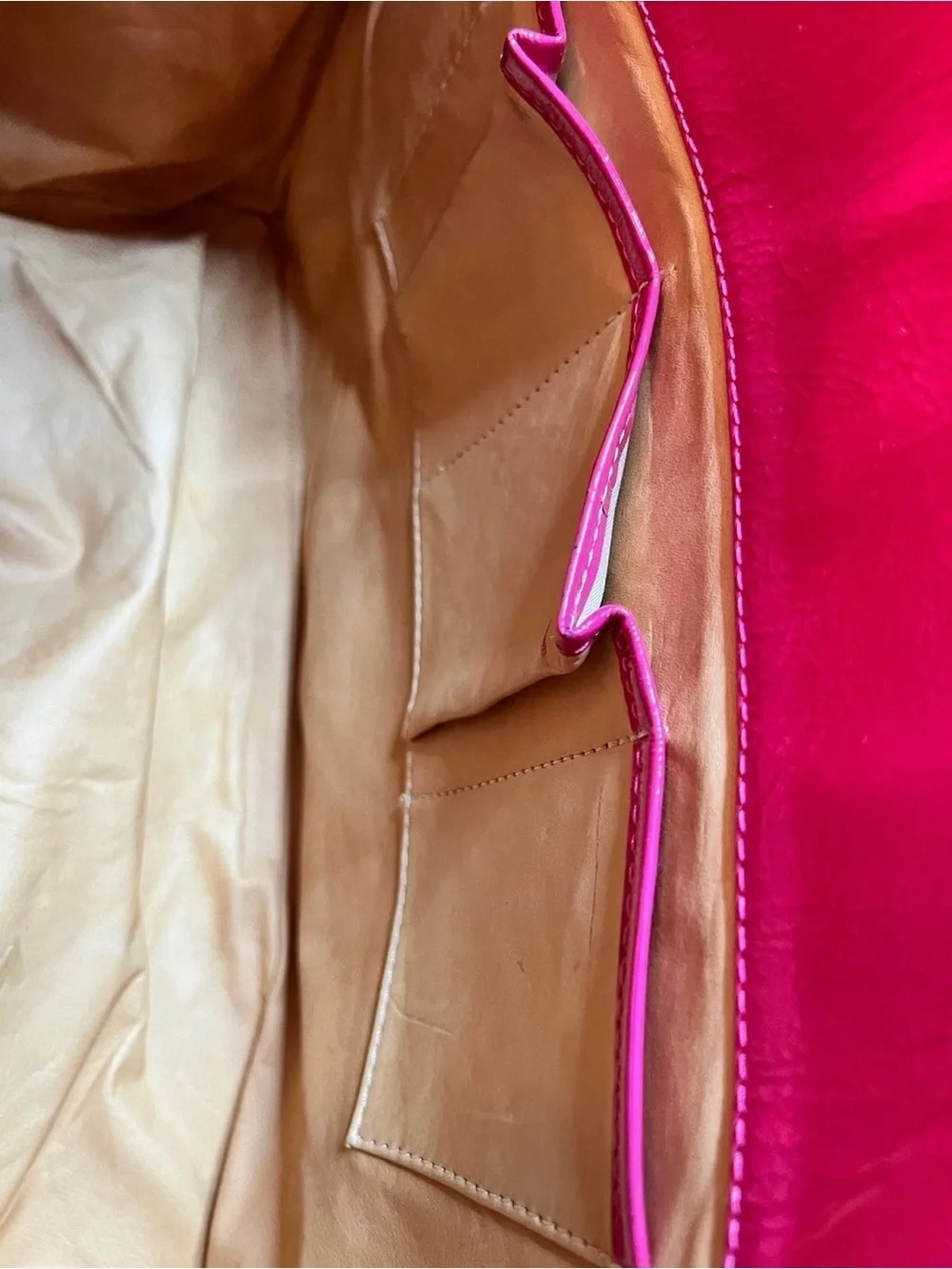 🩷Vintage Marino’s Pink Leather Satchel Kelly Bag Italian Designer🩷